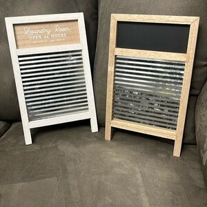 Farmhouse laundry room decor 2/$25